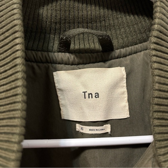 TNA Green Bomber Jacket - Picture 6 of 8